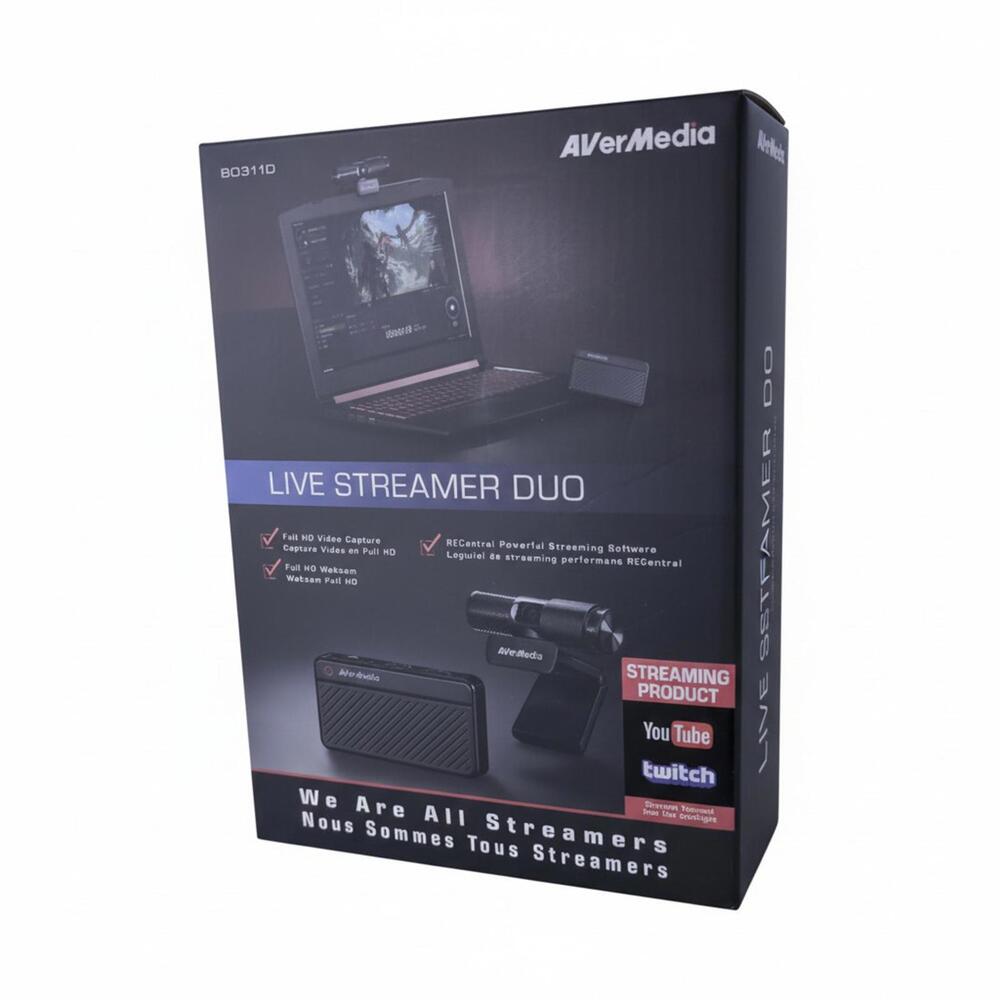 AVerMedia Live Streamer Duo - Webcam & Video Capture - BO311D